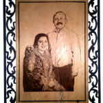 Laser Cut and Engraved Photo Frame